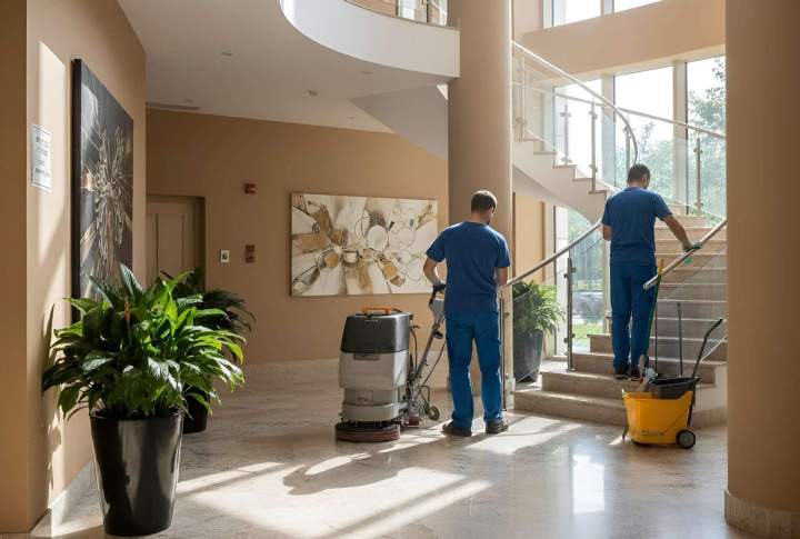 Nettoyage parties communes locaux professionnels Toulouse